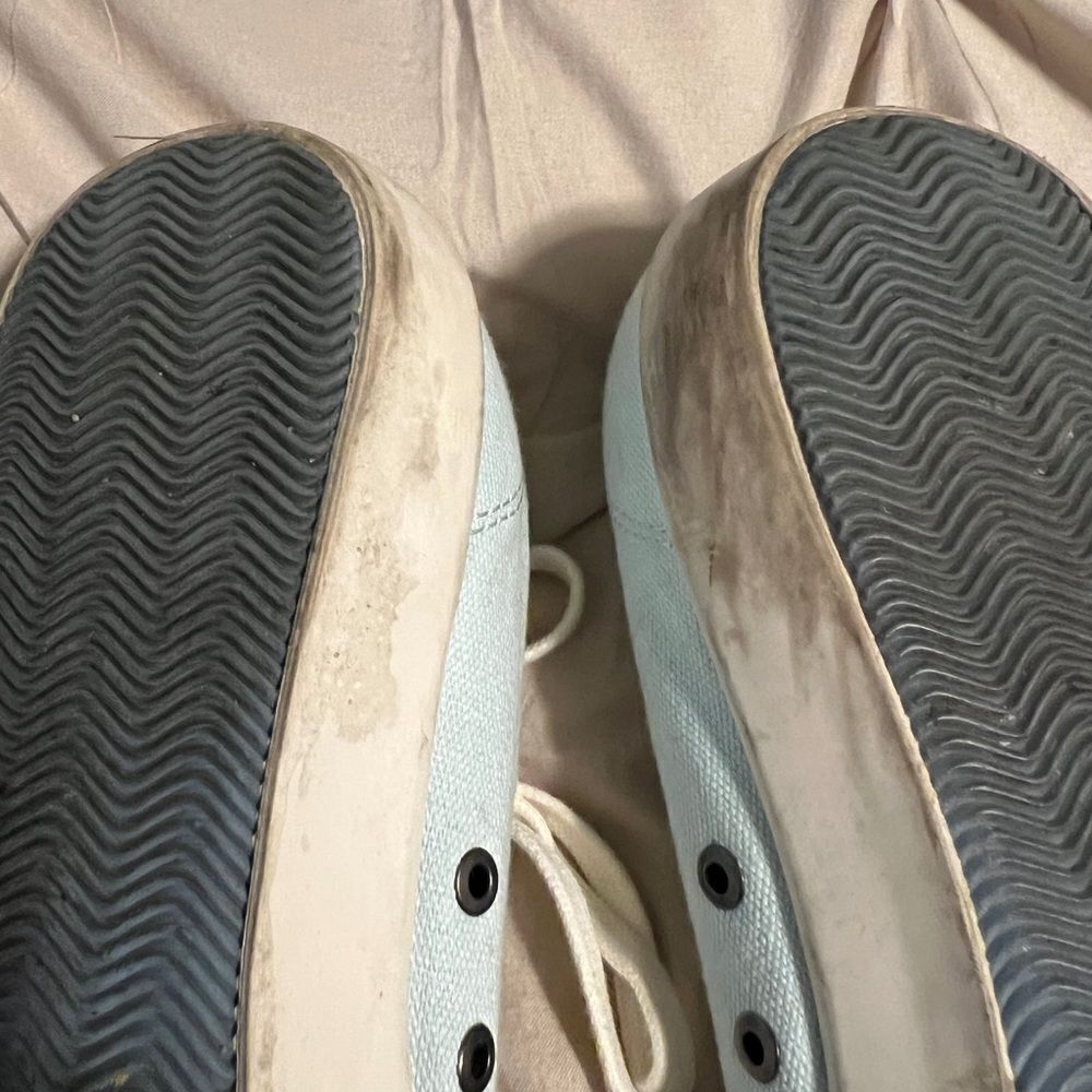 SeaVees Women's Canvas Sneakers - Light Blue - Picture 4 of 6